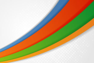 Curve Multicolor Background Dot: A Modern Design Asset
