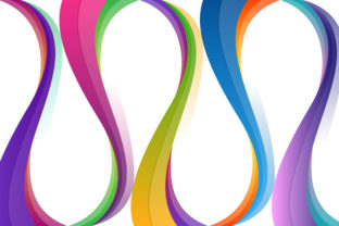 Designing with Flow: Using Abstract Rainbow Waves