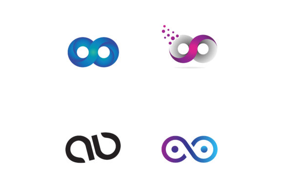 Infinity Icon Logo Vector Template: Modern Design