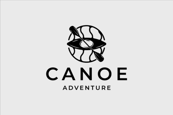 Kayak or Canoe Logo Vintage Vector Logo: A Timeless Asset