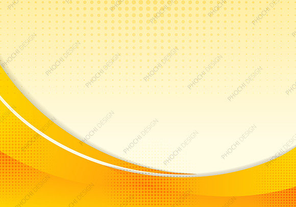 Mastering Visual Flow with Abstract Yellow Curved Design