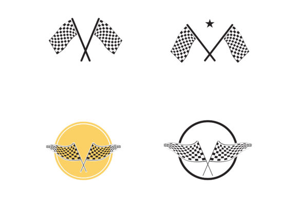 Race Flag Logo: Symbols of Speed and Victory