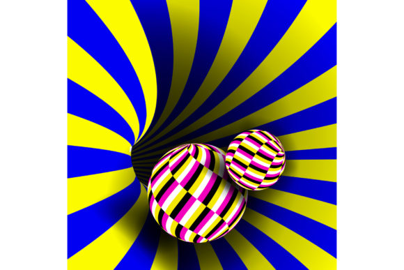 Spiral Vortex Vector: Captivating Illusion Graphics