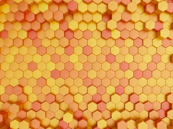 Unlock Creative Depth with 3D Hexagon Abstract Backgrounds